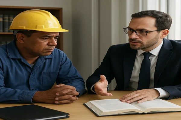 Imagem sobre direitos trabalhador amianto