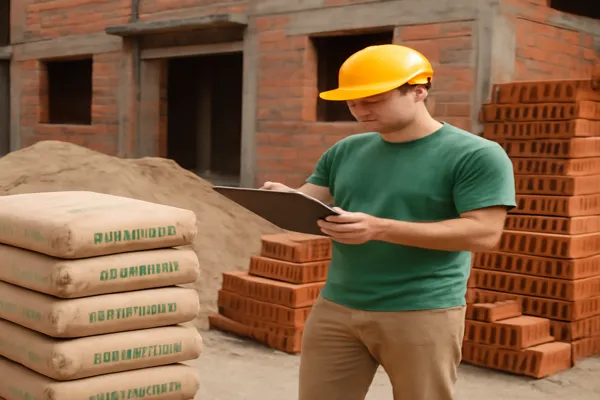 Canteiro de obras organizado