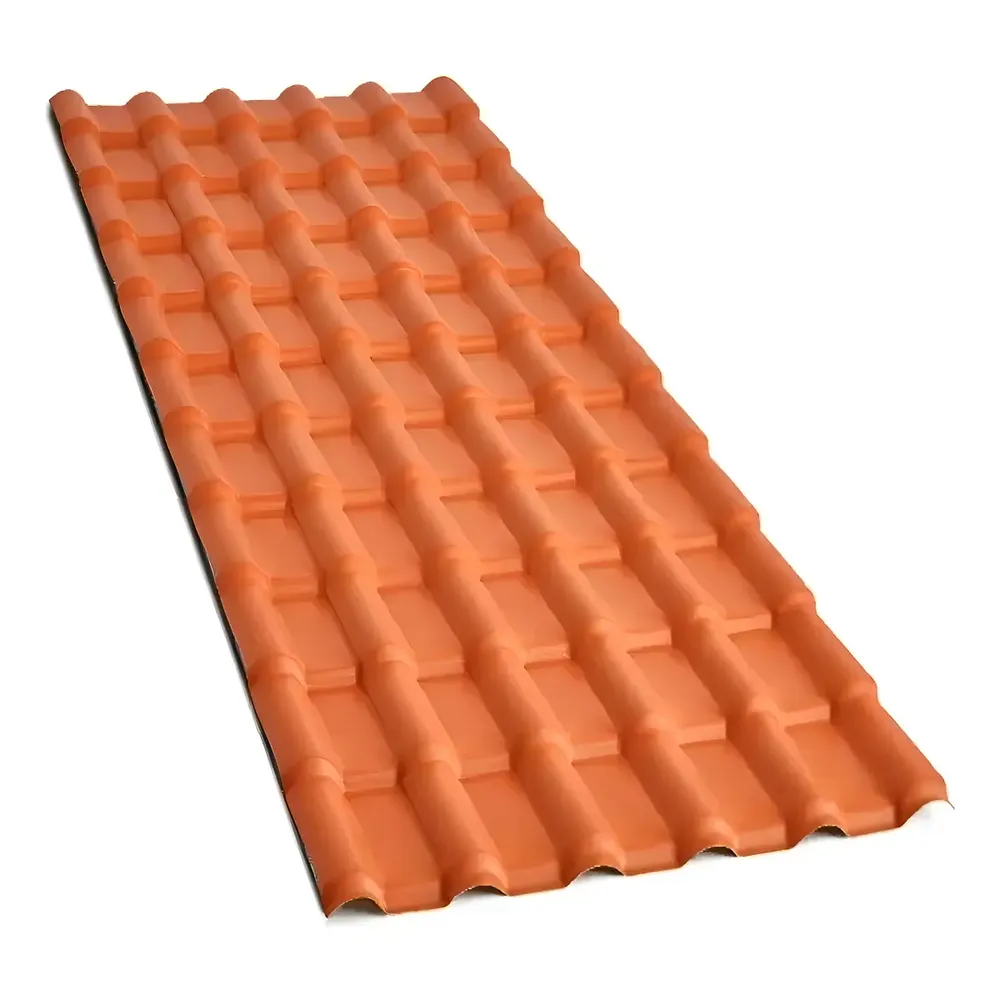 Afort Terracota 6 Ondas 242x88cm PVC laranja