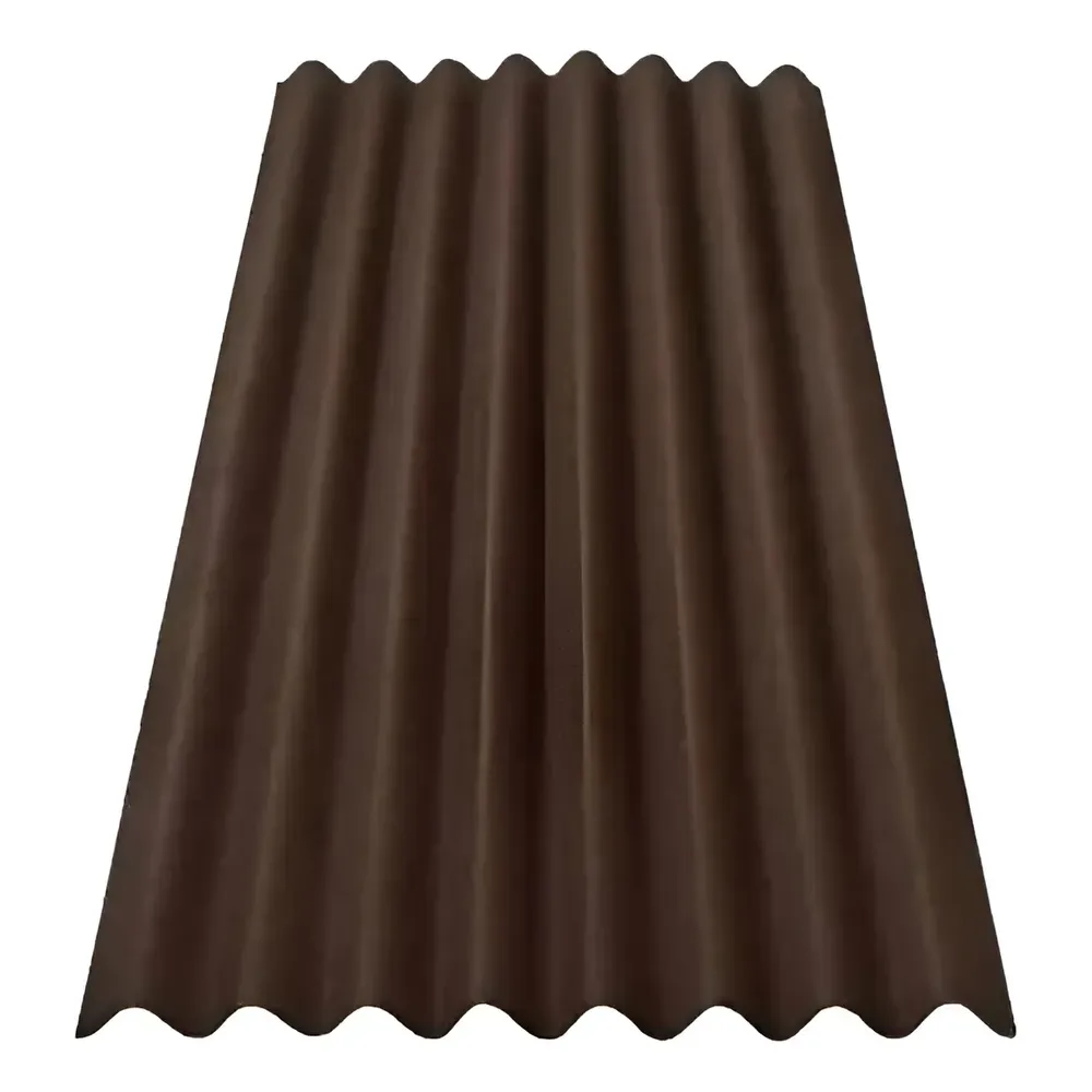 Telha Ecológica Clássica Fit Marrom 3mm 2,00x0,75m Onduline