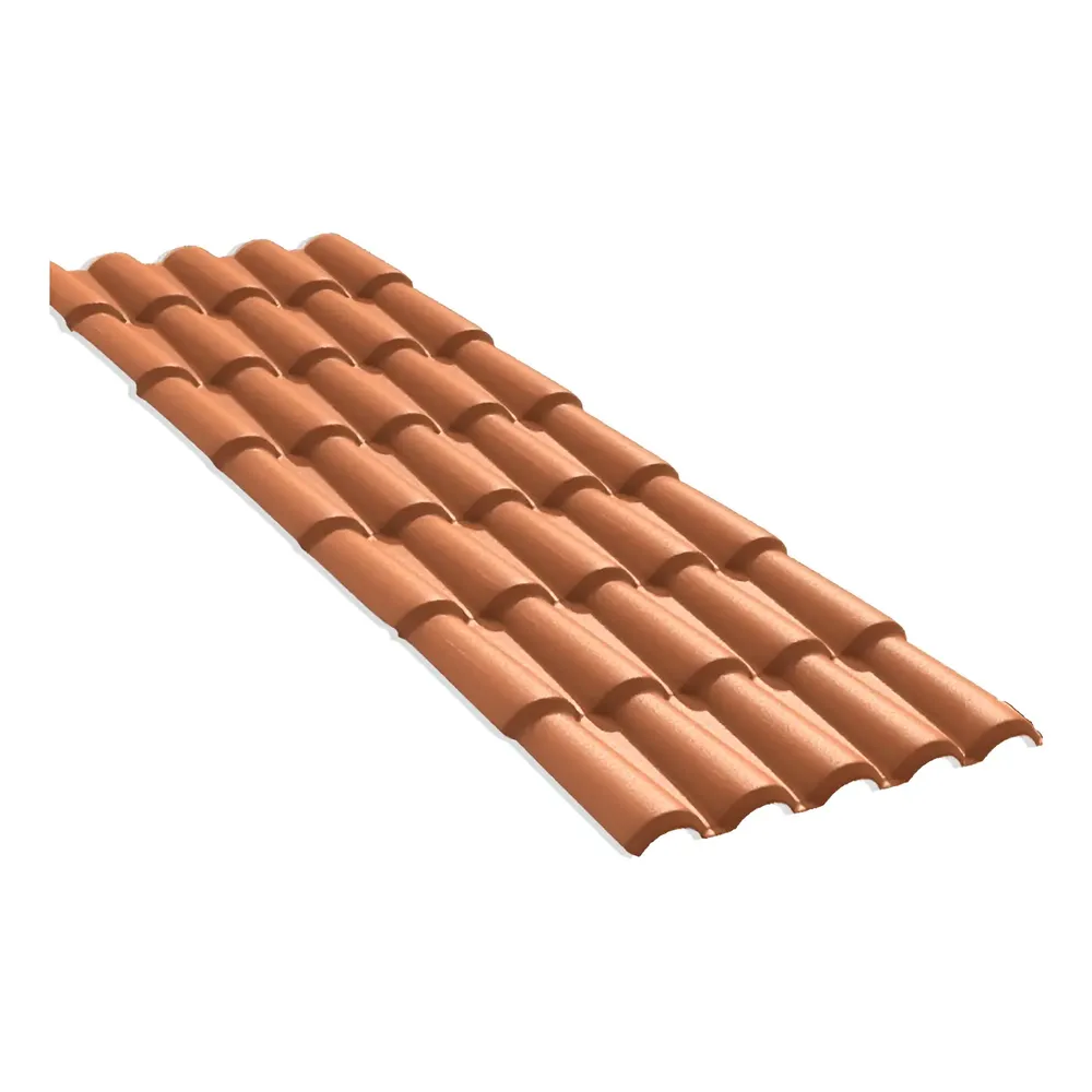 Telha Pvc Colonial Ecológica 5 Ondas 5,25m X0,86m Resistente
