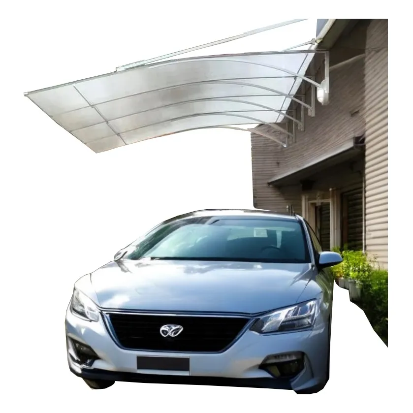 Placa Policarbonato Toldo Garagem 5,00x2,50m Cobertura Carro