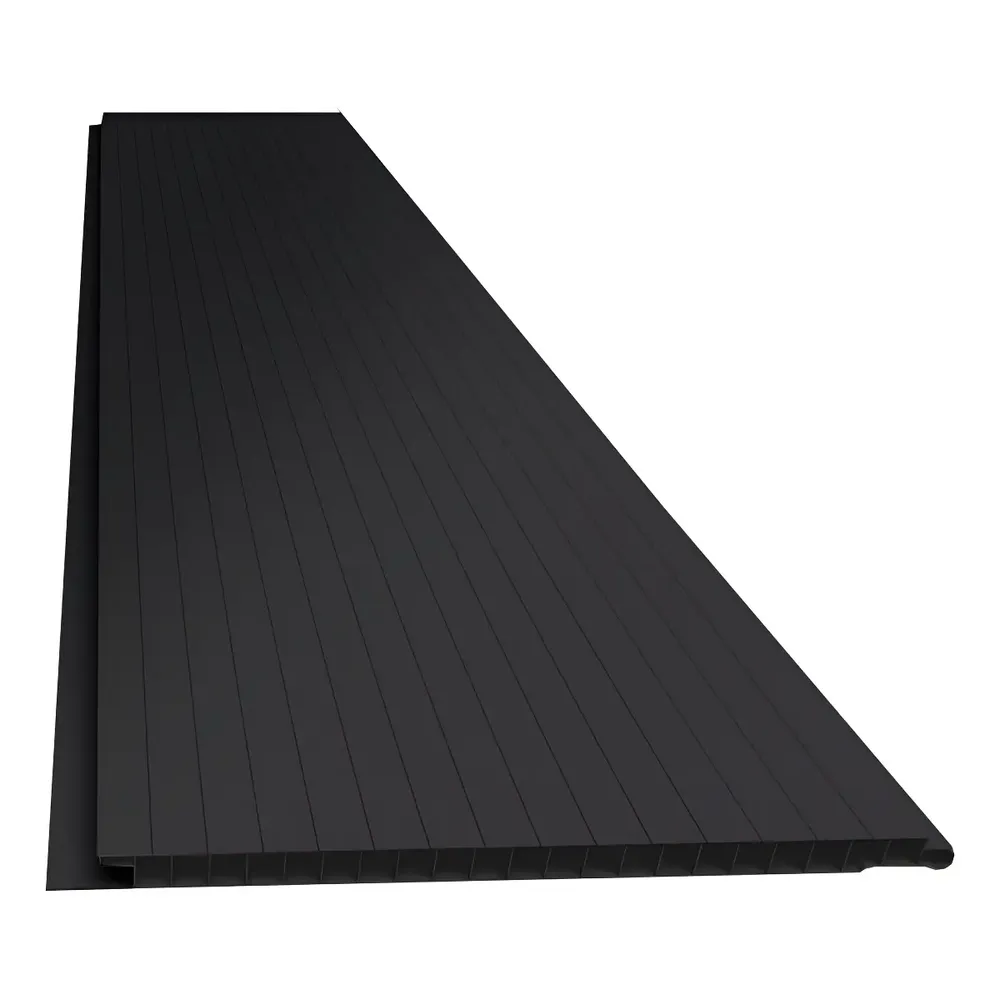 Kit com 30 metros quadrados forro de pvc 8mm x 20cm x 3m preto resistente fácil instalação